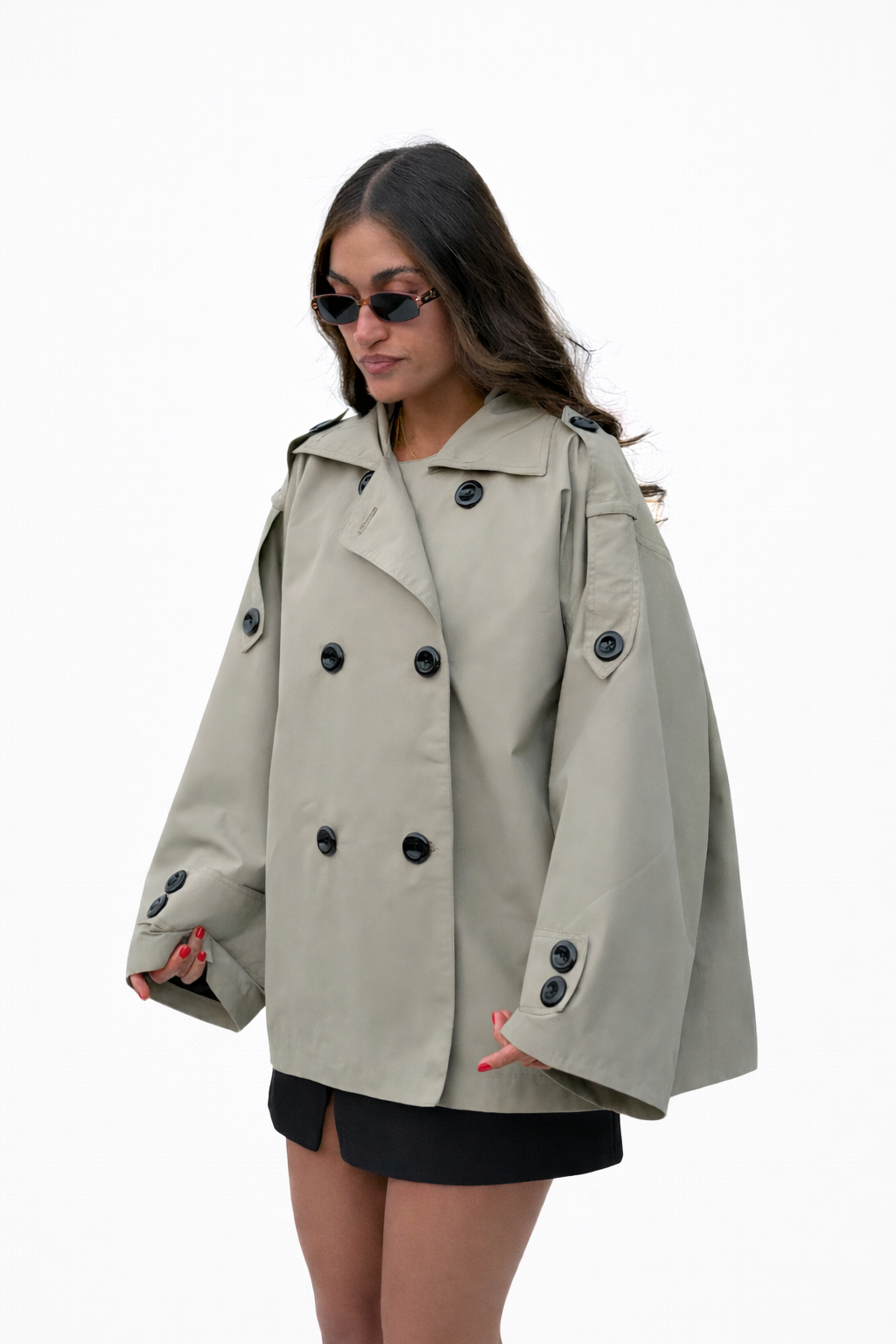 trendy trench coat